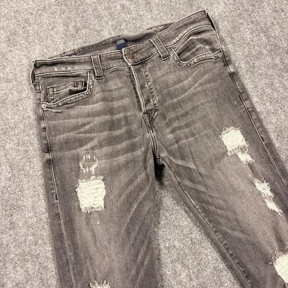 true religion ricky skinny distressed button fly jeans